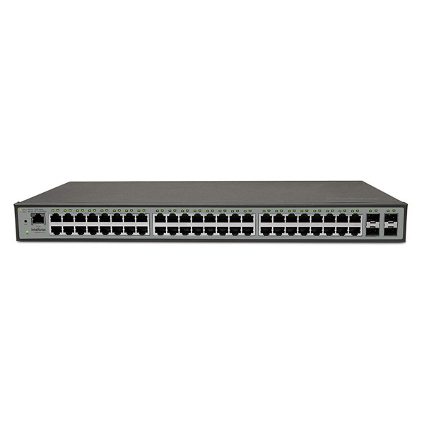 Switch Gerenciavel 48 Portas Gigabit 10/100/1000 + 4 Portas Gbic Sg 5204 Mr L2+ 4760046